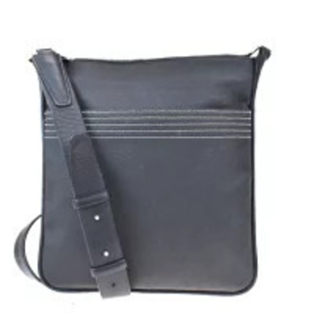 Loewe Anagram messenger bag single shoulder leather Black
